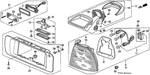 Genuine Honda Light Assembly High Mount Stop *Y18L* (silky Ivory) 34270-SV4-A01. Fixed Price $21.26.