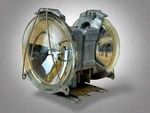 Federal Signal Aerodynic Aerotwin - Rotator Light Assembly With White Ge 4464 Bu. Fixed Price $90.00.
