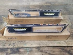Nos Oem Ford 1969 Galaxie 500 Marker Lamp Bezels Fender Ornaments Emblems. Fixed Price $200.00.
