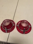 Used 1962 Impala Guide #5953477 Back Up Lamp Lenses Pair W/bezels. Fixed Price $30.00.