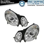 Headlight Assembly Set Fits 2003-2006 Mercedes-benz E320 E350 E500 E55 Amg. Fixed Price $275.07.