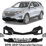 Front Bumper Cover Fascia & Fog Light Kit For 2018-2021 Chevrolet Equinox. Fixed Price $310.36.