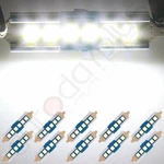 10PCS White 39MM 6-SMD-3030 Working Bulbs Car Interior Festoon Led Lights Lamps. Fixed Price $12.66.