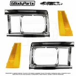 80*-81 Malibu Camino Headlight Bezel Trim Side Marker Lamp Set. Fixed Price $299.90.