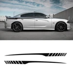 Black Sport Racing Rear Panel Stripes Decal Sticker For Dodge Charger 2011-2023. Fixed Price $23.99.