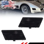 2X Smoked Lens Front Corner Turn Signal Marker Lights For 1980-1982 Corvette C3. Fixed Price $59.99.