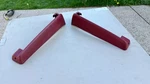 Oem Dodge Dakota Sport Red Front Seat Track Cover Trim Shields Lh Rh 1990-1993. Fixed Price $80.00.
