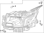 Genuine Nissan Composite Assembly 26060-9BU0D. Fixed Price $1158.23.