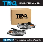 Trq Headlight Assembly Set Driver & Passenger Side Fits 2013-2016 Dodge Dart. Fixed Price $329.95.