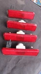 72-76 Dodge Plymouth Rear Sidemarker Light Pair 3587441 W/ Nuts Retainer Lot (4). Fixed Price $29.99.