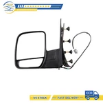 Power Black Driver Exterior Mirrors Manual Folding 2003-2014 Ford Econoline. Fixed Price $41.76.