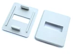 2005-2013 Corvette C6 Seat Back Button Release Bezels Light Gray Plates Set. Fixed Price $19.99.