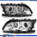 02-05 Bmw E46 3-SERIES Door Dual Led Halo Projector Chrome Headlights Pair. Fixed Price $219.99.