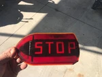 Vintage Guide R-T5 Stop Light Lens Fire Truck Bus Red Glass. Fixed Price $100.00.