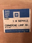 Gm Oem Cornering Lamp Rh 5974412 Buick Electra 1987-1990 Nos Genuine. Fixed Price $44.99.
