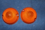 Guide F1A-55 Nos 1955-64 Chevy Pick Up Parking Light Lens -2 Pcs New Box. Fixed Price $20.00.