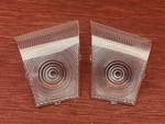 Nos 1957 Mercury Inner Tail Light Lenses. Lh & Rh. Stimsonite 217, 218. Fixed Price $49.50.