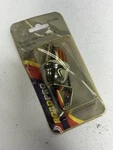 Roadpro RP-3092 Amber Mini Marker Light Stainless Steel Visor Nos. Fixed Price $15.00.