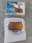 New Old Stock Vintage Sears Quartz Halogen Amber Auxiliary Fog Light. Fixed Price $45.00.