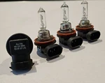 4X H9 Halogen 65W 12V High Beam Headlight Replacement Car Bulb Clear Glass. Fixed Price $14.99.