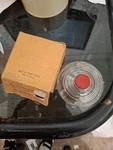 Nos 1954 Plymouth Belvedere Back Up Light Lamp Lens W/ Red Reflector 1546440. Fixed Price $110.00.