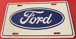 Ford Blue Oval Booster License Plate Racing Motorsport Mustang Gt. Fixed Price $59.99.