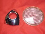 1930 Chevrolet Tail Brake Light Trim Chrome Evelite Stimsonite Glass Lens Cowl. Fixed Price $72.95.