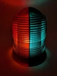 Vintage Grimes Industrial Airport Runway Signal Lens Red/green Dome Ribbed. Fixed Price $44.99.