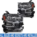 Pair/set Led Drl Headlights Assembly W/ Bulbs For Chevy Silverado 1500 2019-2022. Fixed Price $249.99.