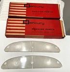 1957 Nos Pair Mercury Turnpike /montclair Quad Headlight Park Lamp Lens. Fixed Price $139.99.