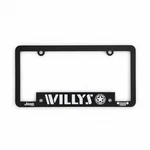 License Plate Frame - Jeep Willys. Fixed Price $19.50.