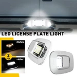 Auxito Rear License Plate Light Lens Chrome Set For Chevy Tahoe C/k Pickup Truck. Fixed Price $14.24.