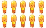 10X Amber Bright Wedge Car Mini Dome Lamp Light Bulbs Yellow 12V 921NA Lot. Fixed Price $14.98.