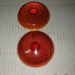 ( ) Vintage Glass Taillight Marker Lens * L.l. Co. 1903-2 #31 Stimsonite. Fixed Price $30.00.