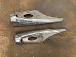 Triumph TR4A /5/250 Pair Front Wing Side Indicator Lamp Unit Rechrome. Fixed Price $80.74.