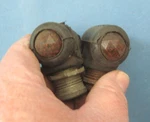 Early Fender Lamps Nos Do Ray 1106 Jewel Amber Red Lens Vintage Auto Truck Light. Fixed Price $45.00.