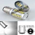2X High Lumen Tail Turn Signal Brake Led BA15D Xenon Lamp Light Bulb 1157 White. Fixed Price $8.61.
