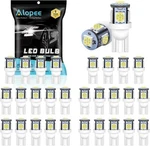 Alopee 30 Pack 194 Led White 6500K T10 Light Bulbs 5SMD 5050. Fixed Price $14.34.