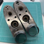 Original Lucas L627 Chrome Lamp Housings Pair Lh Rh Jaguar E-type Xke Oem. Fixed Price $269.99.