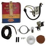 New Old Stock Back Up Lamp & Wiring Package For 1949 Models Mopar #1302451. Fixed Price $115.00.