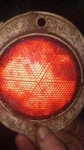 Vintage No. 95 Dietz Reflector. Marker..red Stimsonite Aga 24 Lens New York N.y. Fixed Price $25.00.