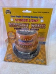 Wolo, Amber Stobe Light, 12-110 Volt Dc, Permanent Mount, New. Fixed Price $27.97.