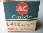 Nos 1955-1965 Gm Chevrolet 456720 Spotlamp Bulb Ac Guide 4405 Safetylight. Fixed Price $65.00.
