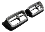 Mustang Sport Lamp Bezels (70 Mach 1) / Parking Light (69-70 Shelby) Pair. Fixed Price $136.95.