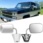 Chrome Pair Manual Rh Lh Folding Mirrors Fits 1980-1991 Chevy Gmc 1500/2500/3500. Fixed Price $46.10.
