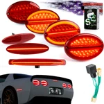 97-04 C5 Corvette Led Halo Tail Lights, 3RD Brake Light, Side Markers Red. Fixed Price $339.95.