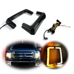 Black Lens Switchback Led Drl&turn Signal Lights Retrofit 2009-14 Ford F-150. Fixed Price $79.99.