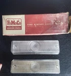 1957 Ford Passenger Parking Light Lens Pair. Fixed Price $55.00.