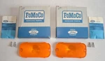 Nos 1963 Ford/mercury Parking Light Turn Signal Amber Lenses, 1964-1965 Fairlane. Fixed Price $108.95.