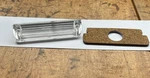 Chevy License Plate Light Lens W/ Gasket Clear New Danchuk 1957 Chevrolet. Fixed Price $22.99.